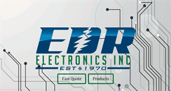 Desktop Screenshot of edrelectronics.com