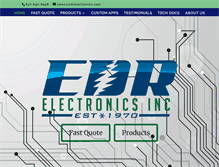 Tablet Screenshot of edrelectronics.com
